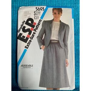 Simplicity Sewing pattern 5693 suit blazer Skirt